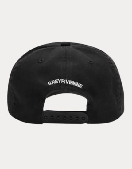 Burial Services 5 Panel Canvas Hat Black