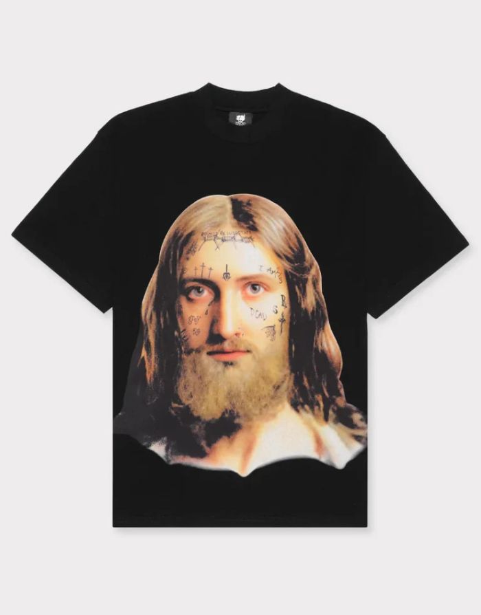 Suicideboys Jesus Face Print T-Shirt Suicideboys Jesus Face Print T-Shirt