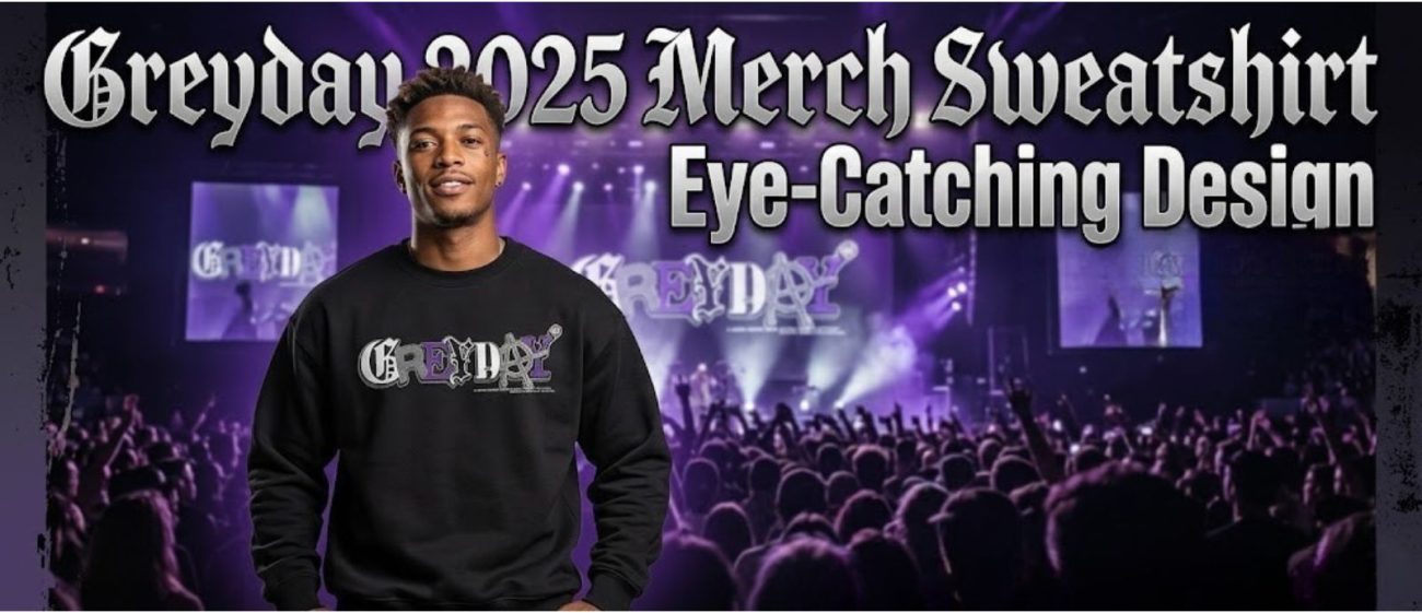 Greyday 2025 Merch Sweatshirt Eye-Catching Design