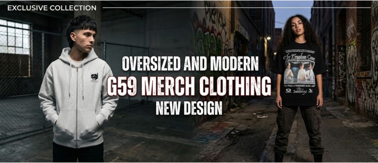 Oversized and Modern G59 Merch Clothing New Design