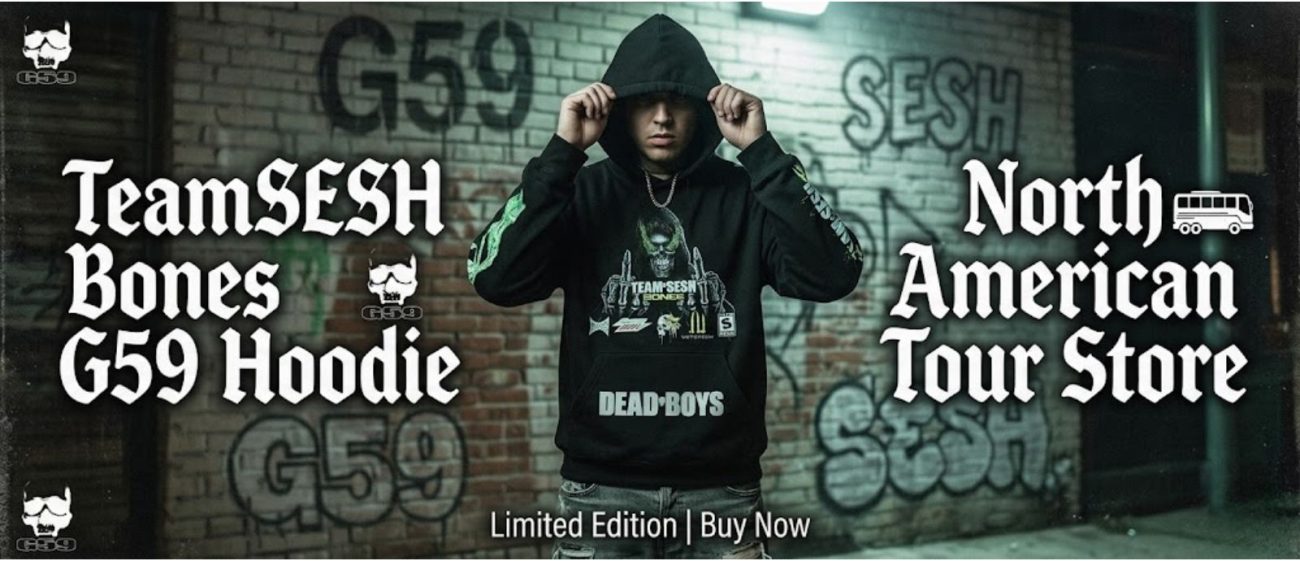 TeamSESH Bones G59 Hoodie – North American Tour Store