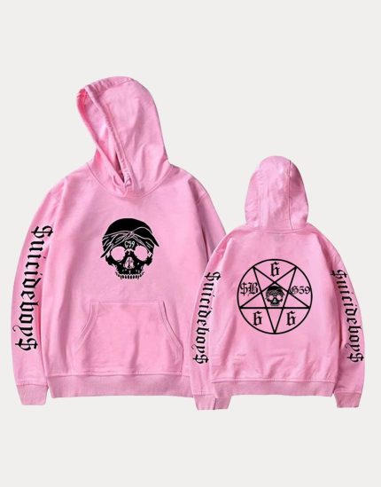 $uicideboy$ G59 Record Merch Pink Hoodie
