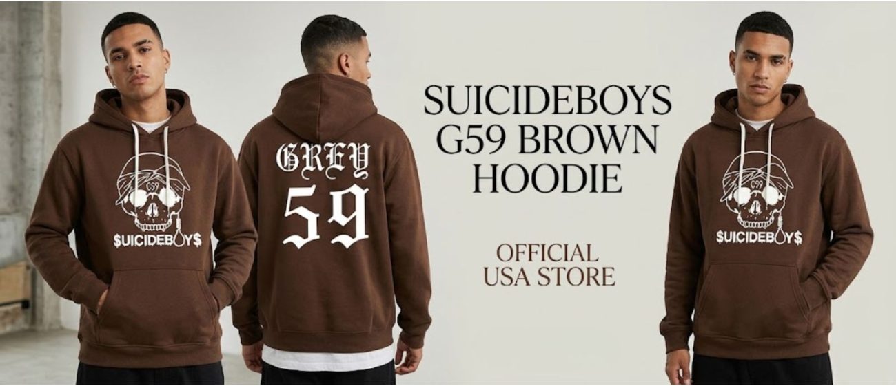 Suicideboys G59 Brown Hoodie Official USA Store